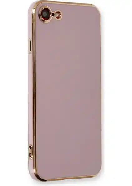 Aqua Aksesuar iPhone 8 Kılıfı Mor Silikon – Şık ve Tam Uyumlu Desenli Arka Kapak