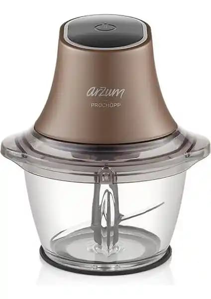 Arzum Ar1055-T Prochopp Plus Doğrayıcı - Toprak Renk, 1 L Hazne, 4 Bıçak, 36 Ay Garantili