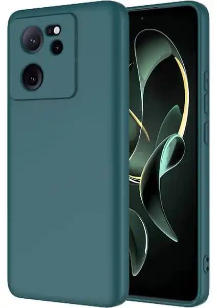 Başkenttekno Xiaomi Mi 13T Pro Kamera Korumalı Silikon Kılıfı İnce Profil ve Uyum