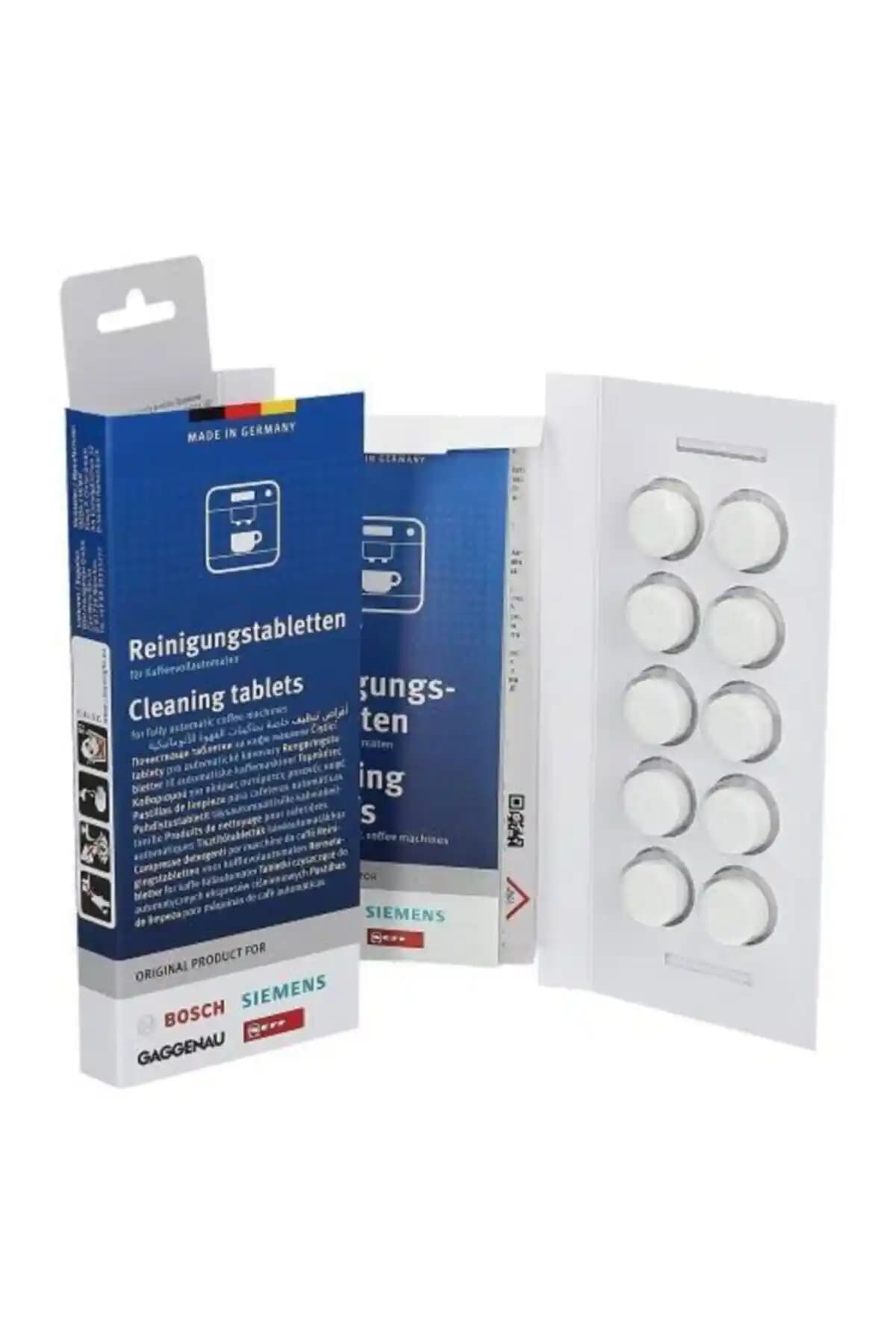 Bosch kahve ve espresso makineleri için temizleyici tabletler: özellikler ve performans