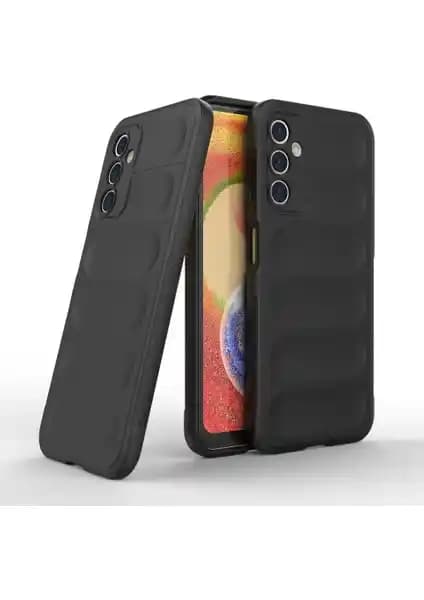 Dexmon Galaxy A14 Kılıfı: Mat Dış Yüzey, Kadife İç Yüzey ve 3D Kamera Koruması ile Tutunma