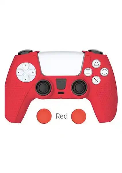 Dobe PS5 DualSense Silikon Kılıfı ve Analog Koruyucu Seti: El Kaydırmaz Konfor ve Koruma