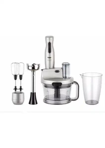 Fakir Mr. Chef Quadro Blender Seti 1000W: Çok Yönlü Mutfağa Uygun Paslanmaz Çelik Bıçaklar