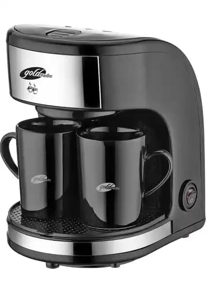 Goldmaster Zinde GM-7331 Filtre Kahve Makinesi – 300 ml Kapasite, İki Fincan Hediye Paketi