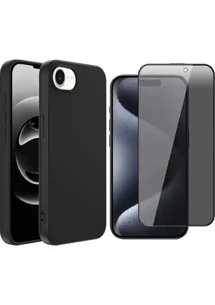 iPhone 16e için Zore Mara Lansman Kapak ve Hayalet Ekran Koruyucu ile Koruma ve Tasarım