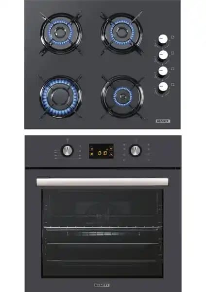 Keşfedin Kumtel Antrasit 2'li Ankastre Cam Set ile Tasarruf ve Pişirme Avantajları