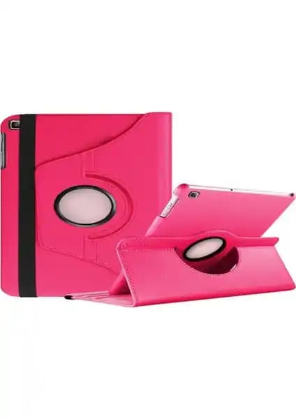 Lenovo Tab M10 FHD Plus TB-X606F için Dönerli Pembe Kılıf ile Çok Yönlü Kullanım ve Koruma