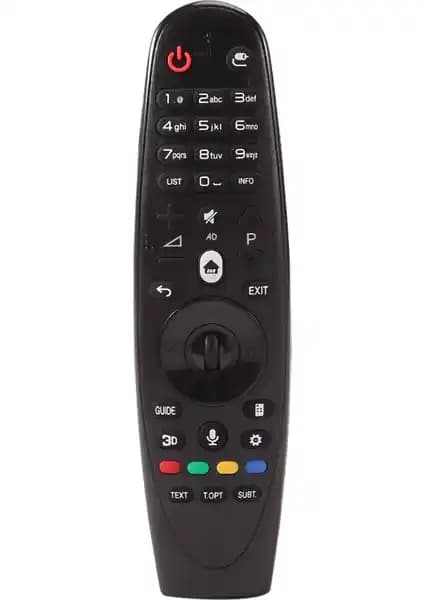 LG Smart TV için Sesli Komutlu ve Uçan Fare Fonksiyonlu Yedek Uzaktan Kumanda - Siyah
