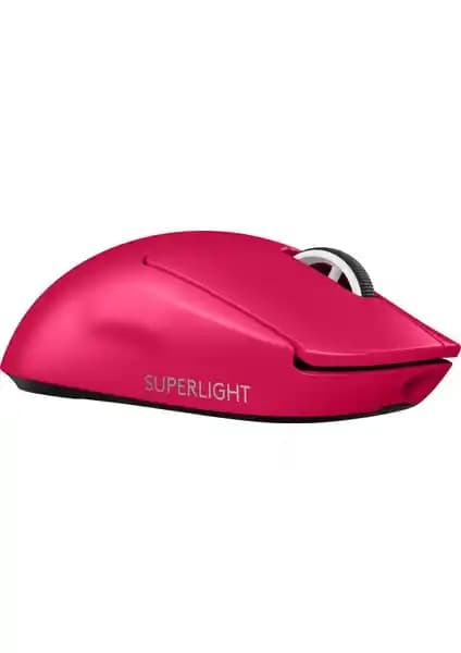 Logitech G PRO X SUPERLIGHT 2: HERO 2 Sensörlü Ultra Hafif Kablosuz Oyuncu Mouse (Pembe)