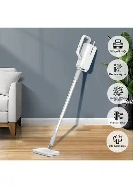 Lydsto QJ206 Çok İşlevli Buharlı Temizleyici – Türkiye Garantisiyle 1500W, 3 Bar Buhar