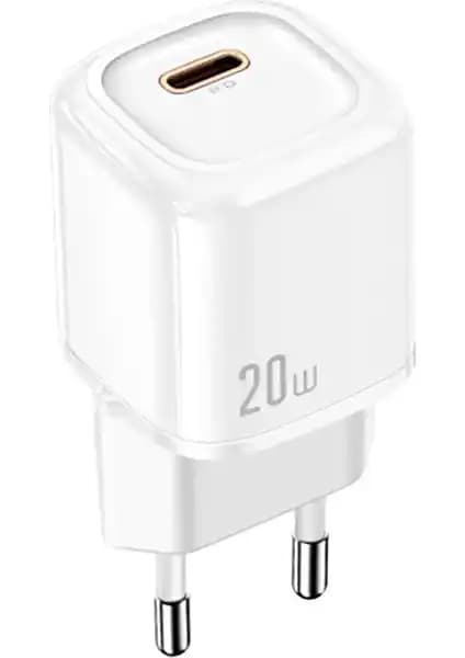 Mcdodo CH-8290 20W Mini PD USB-C Şarj Adaptörü - Beyaz, Taşınabilir Hızlı Şarj Çözümü
