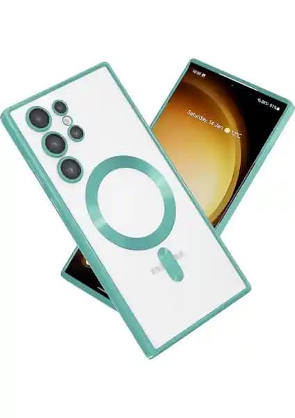 MobaxAksesuar Samsung Galaxy S23 Ultra Şeffaf Kılıf: Lens Koruması ve MagSafe Uyumlu