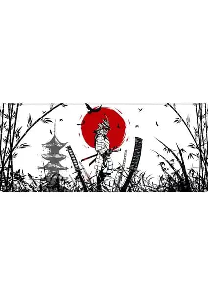 Porge Pro Oyun Fare Pedi 70×30 Samurai: Geniş Yüzey, Hızlı Takip ve Dayanıklı Kenar Dikiş