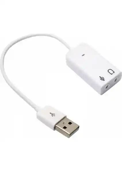 Prige USB Ses Kartı 7.1 Kanal Tak ve Çalıştır Harici Güç Gerektirmeyen Ses Çözümü