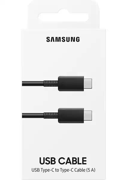 Samsung EP-DN975BBEGWW 5A Type-C Kablo Siyah: Veri ve Hızlı Şarj İçin Uyumlu Çözüm