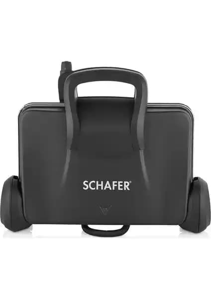 Schafer Tosthaus 1800W Tost ve Isıtma Makinesi Siyah – 4 Dilim, Çıkarılabilir Plakalar