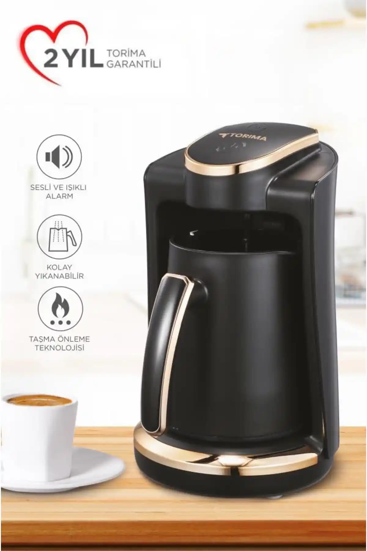 Torima 201 Sesli Komutlu Türk Kahvesi Makinesi: Modern, Güvenli ve Hijyenik Pişirme