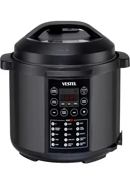 Vestel Ziyafet Basınçlı Pişirici: 1000W, 5.5L Kapasiteyle Çok Yönlü Mutfak Çözümü