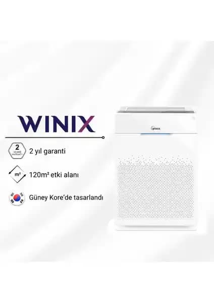 Winix Zero Pro Hava Temizleyici 120 m2 kapasite, 470 CADR ve Üçlü Filtre Sistemi