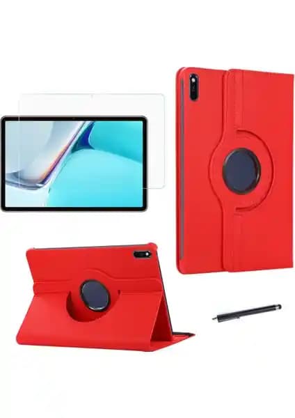 Wowacs Kılıf Seti: Huawei Matepad 11 (2021) için PU Deri, Ekran Koruyucu ve Kalem