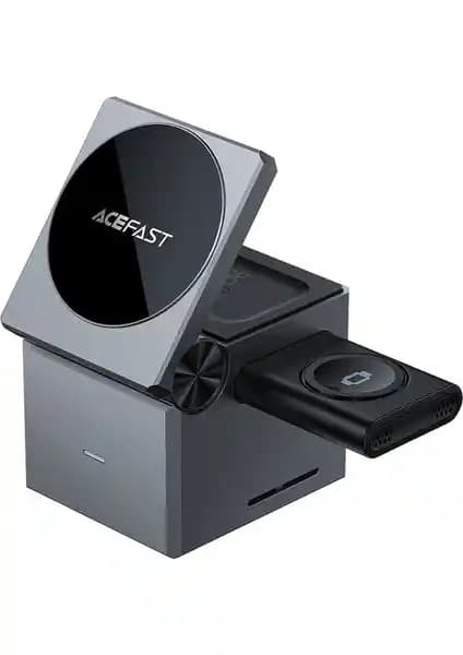 Acefast Katlanabilir Kablosuz Masaüstü Hızlı Şarj Standı Apple Ekosistemine Uyumlu