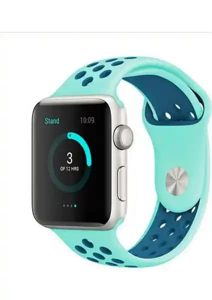 Apple Watch Seri 4-7 için delikli spor kayışları renkli ve fonksiyonel seçenekler