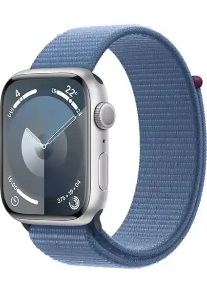 Apple Watch Seri 9 GPS 45mm Güç Renkli Alüminyum Kasa Spor Loop ile Yenilik ve Fonksiyonellik