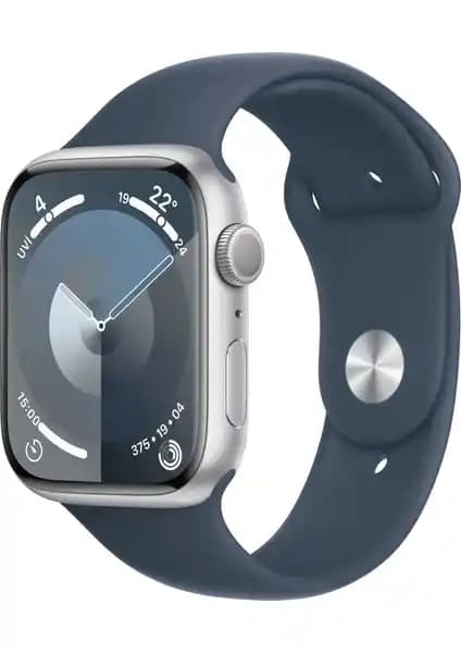 Apple Watch Seri 9 GPS 45MM Gümüş Renk Alüminyum Kasa Spor Modeli Detaylı İnceleme