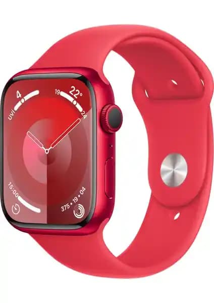 Apple Watch Seri 9 GPS 45MM (PRODUCT)RED Akıllı Saat Sağlık ve Tasarım Bir Arada