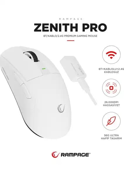 Attack Shark X3 Superlight ve Rampage ZENITH PRO Karşılaştırması: Hangi Oyuncu Mouse'u Daha İyi 2