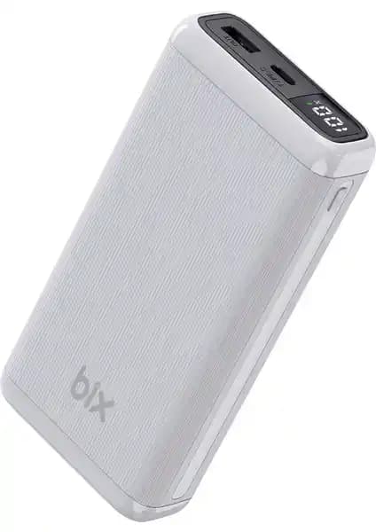 Bix BXPB204 20000mAh Güç Bankası Hızlı Şarj ve Güvenlik Özellikleriyle Modern Tasarım