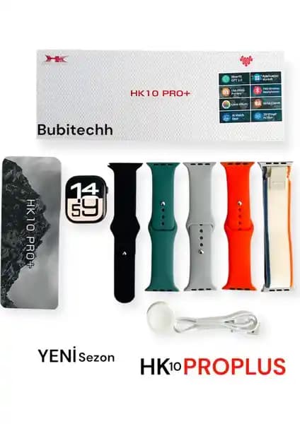 Bubitechh HK10 Pro Plus Akıllı Saat: Çok Yönlü ve Gelişmiş Özelliklerle Donatılmış