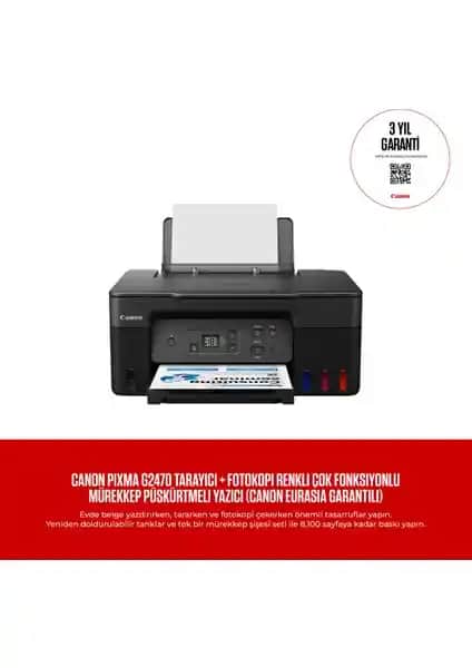 Canon Pixma G2470 ve Epson Ecotank L3252 Karşılaştırması: Hangi Yazıcı Sizin İçin Uygun