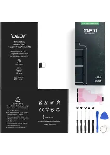 Deji iPhone X Batarya: Yüksek Kapasite ve Güvenilirlik Sunan Orijinal Batarya Seçeneği