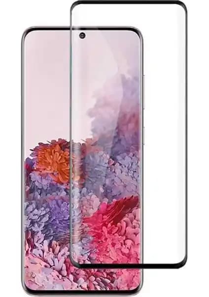 Fibaks Samsung Galaxy S22 Plus Tam Ekran Koruyucu Seramik Esnek ve Kırılmaz Cam 9H