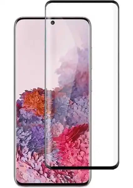 Fibaks Xiaomi Redmi Note 10 Pro Tam Ekran Koruyucu Kırılmaz Cam 9H Dayanıklı 5D