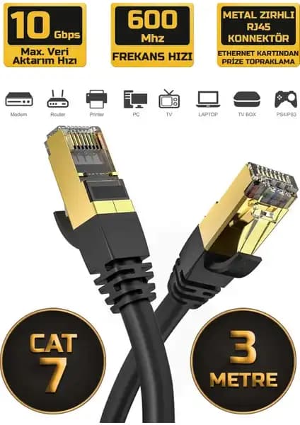 Gold Step ve S Line Cat 7 Ethernet Kablosu Karşılaştırması ve Özellikleri 1