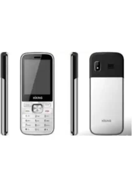 Hiking X9 Gümüş Tuşlu Cep Telefonu: Dayanıklı ve Kullanımı Kolay Temel İletişim Cihazı