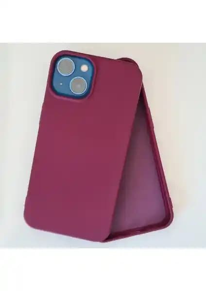 iPhone 13 için Kadife İç Yüzeyli Silikon Kılıf: Şık ve Koruyucu Tasarım