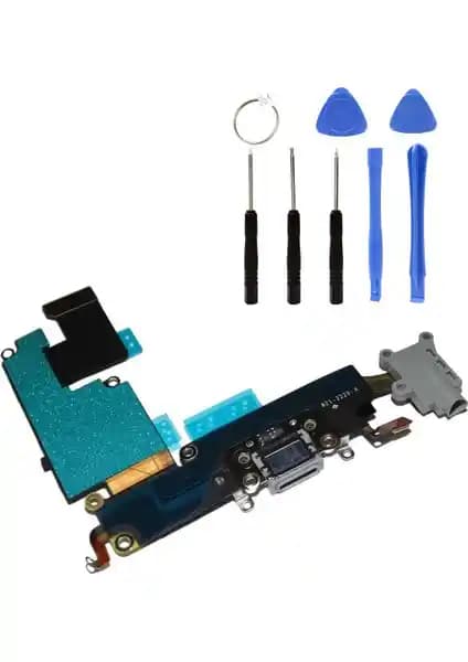 iPhone 6s Uyumlu Siyah Şarj Soketi Tamir Seti ile Telefon Performansını Artırın