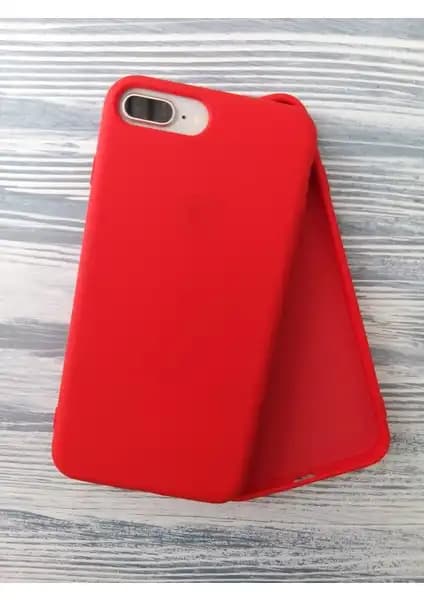 iPhone 7 Plus ve 8 Plus için Kadife Silikon Kılıf Şıklık ve Koruma Sunar