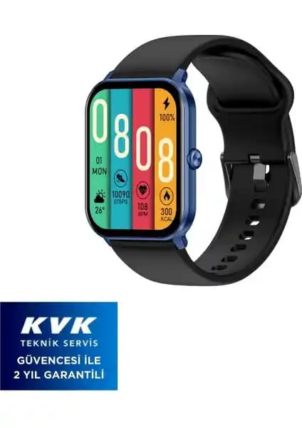 Kieslect Ks Mini Amoled Ekranlı Akıllı Saat Mavi: Günlük Kullanım İçin Uygun ve Fonksiyonel Model