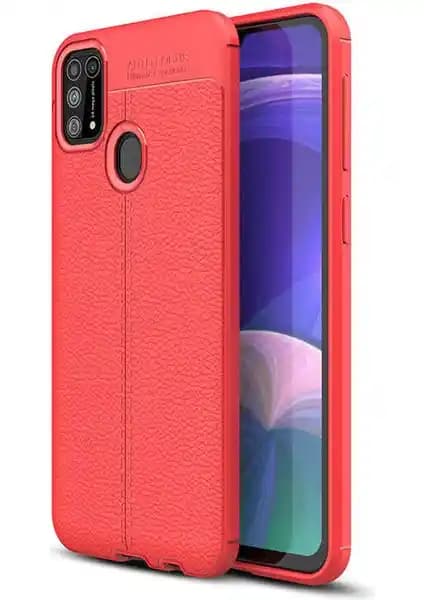 Kip GSM Galaxy M31 Uyumlu Darbeye Dayanıklı Deri Kılıf Kamera Korumalı