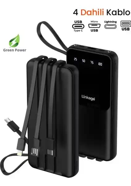 Luffy Case 10.000 mAh Elite Taşınabilir Güç Kaynağı ile Günlük ve Seyahat Kullanımı İçin Güç Kaynağı