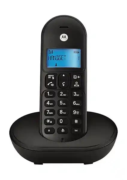 Motorola T101 Kablosuz Dect Telefon Siyah Gelişmiş Özelliklerle Ev ve Ofis Kullanımı için