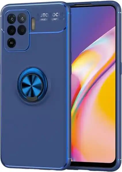 Oppo Reno 5 Lite için Şık ve Dayanıklı Manyetik Yüzüklü Silikon Kılıf Özellikleri