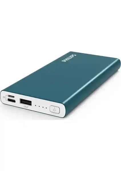 Philips DLP6710CV Alüminyum Powerbank 10.000 mAh dayanıklı ve şık tasarım ile taşınabilir enerji kaynağı