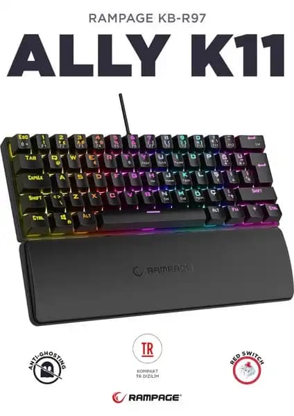 Rampage ALLY K11 ve Rampage Plower K60 Mini Karşılaştırması: Hangi Klavye Sizin İçin Uygun 1