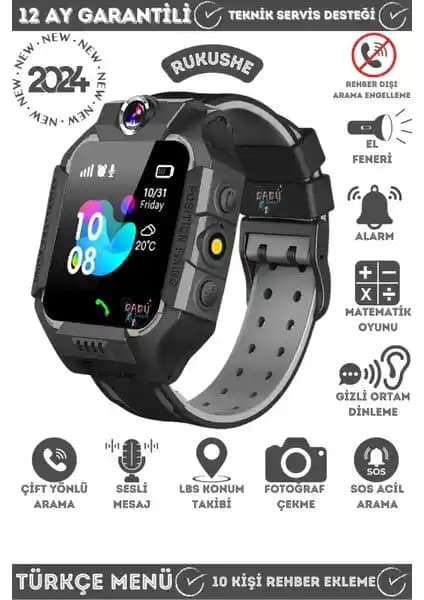 Rukushe Q19 Akıllı Çocuk Takip Saati: Güvenlik ve Teknolojinin Birleştiği Çözüm