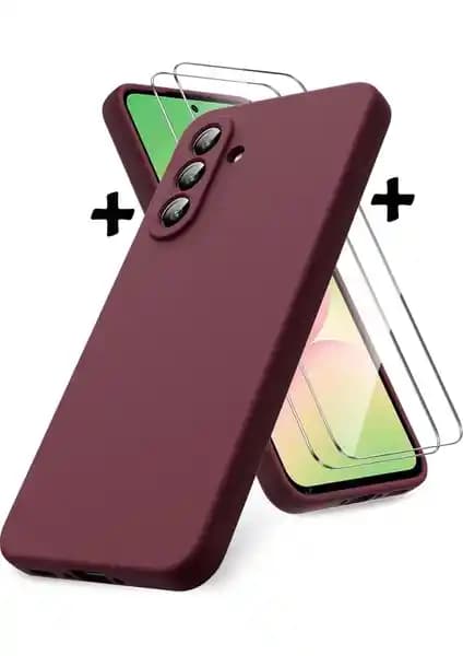 Samsung Galaxy A26 için Şık ve Dayanıklı Kılıf ile Ekran Koruyucu Seti